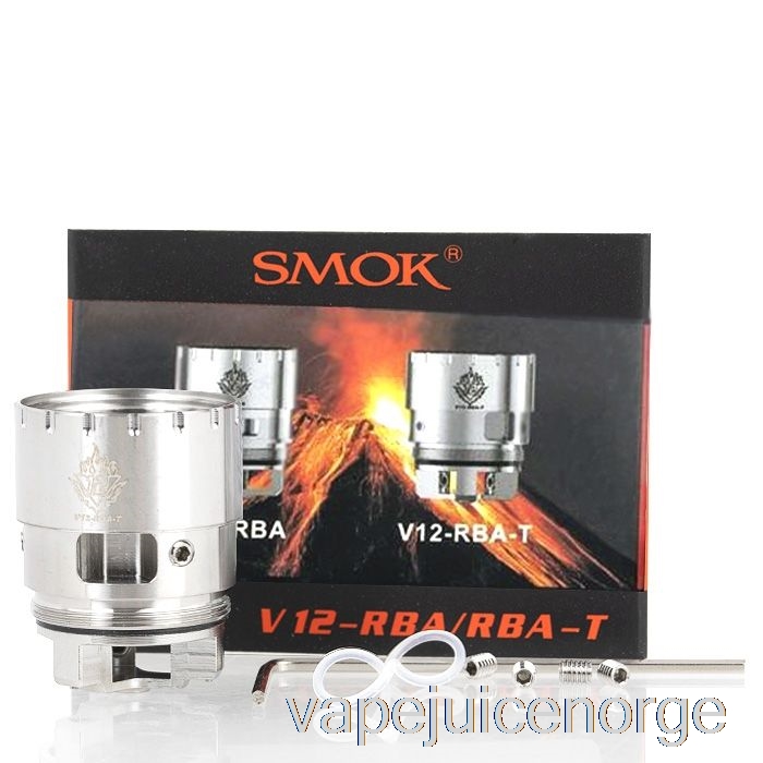 Vape Uten Nikotin Smok Tfv12 Erstatningsspoler & Rba V12 Rba-t - Trippel Coil (pakke Med 1)